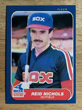 1986 Fleer #214 Reid Nichols