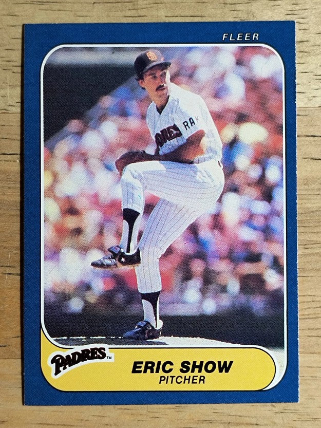 1986 Fleer #334 Eric Show