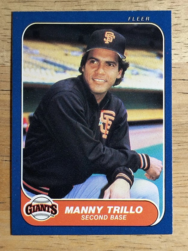 1986 Fleer #551 Manny Trillo