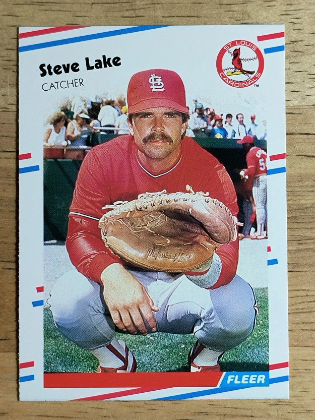 1988 Fleer #38 Steve Lake