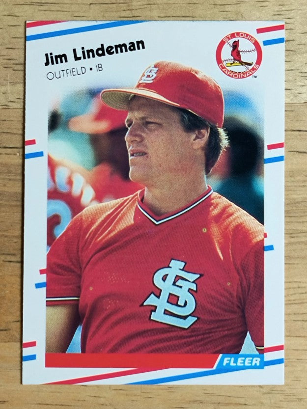 1988 Fleer #39 Jim Lindeman