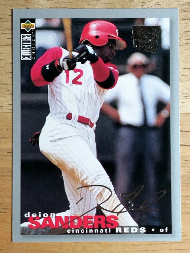 1995 Collector's Choice SE Silver Signature #199 Deion Sanders