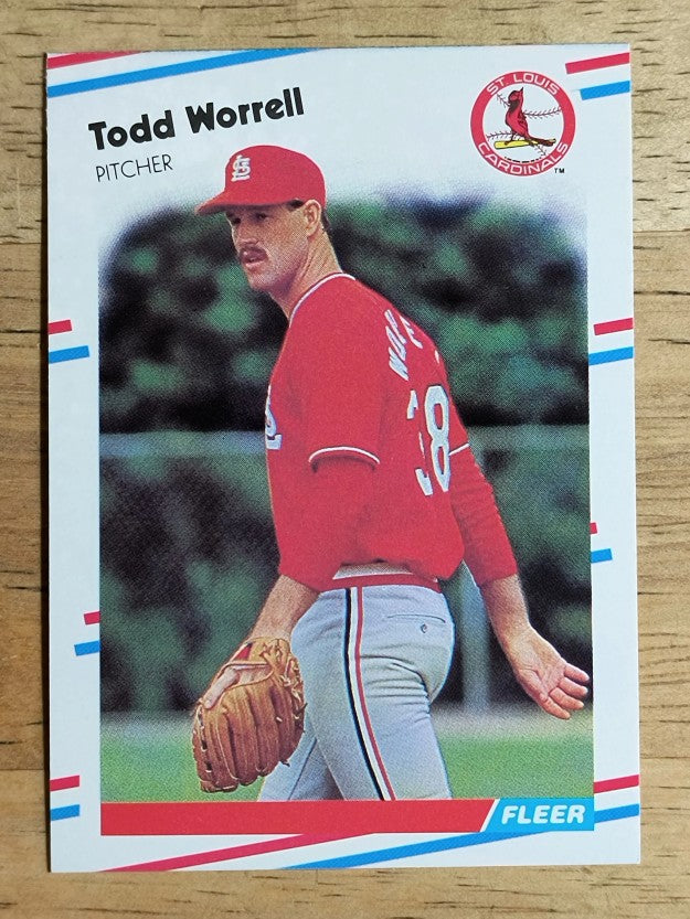 1988 Fleer #50 Todd Worrell