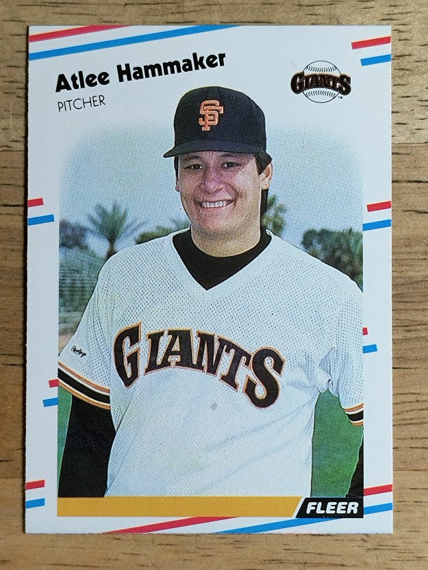 1988 Fleer #83 Atlee Hammaker