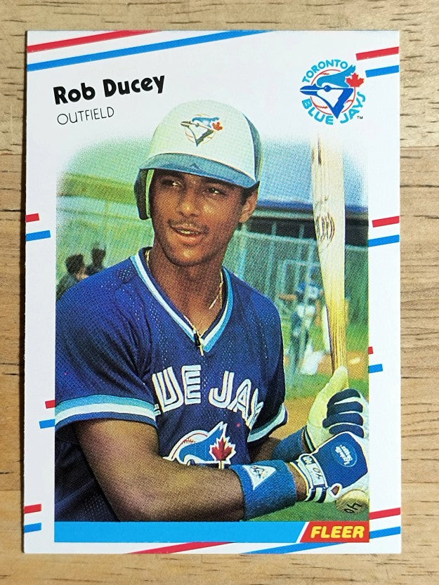 1988 Fleer #107 Rob Ducey RC