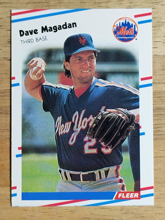 1988 Fleer #141 Dave Magadan