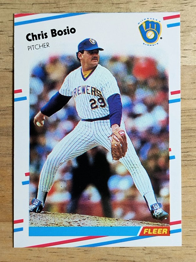 1988 Fleer #156 Chris Bosio
