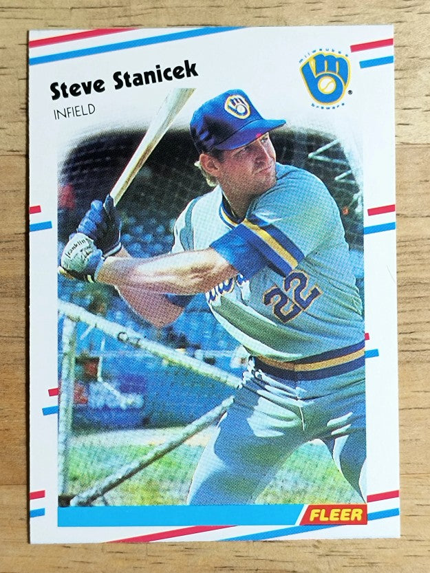1988 Fleer #174 Steve Stanicek