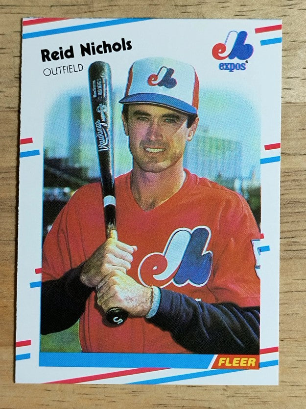 1988 Fleer #191 Reid Nichols