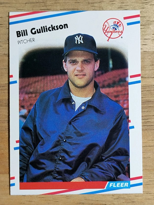 1988 Fleer #208 Bill Gullickson