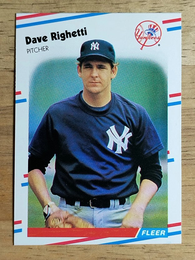 1988 Fleer #220 Dave Righetti