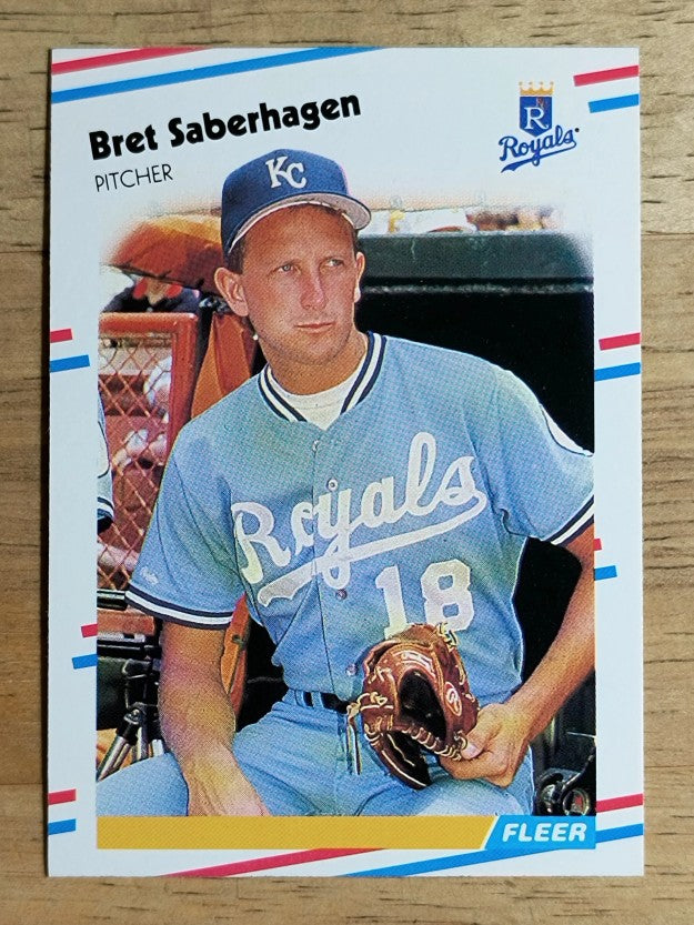 1988 Fleer #268 Bret Saberhagen