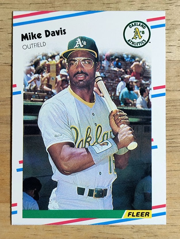 1988 Fleer #277 Mike Davis