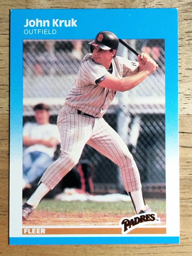 1987 Fleer #420 John Kruk RC (NM)