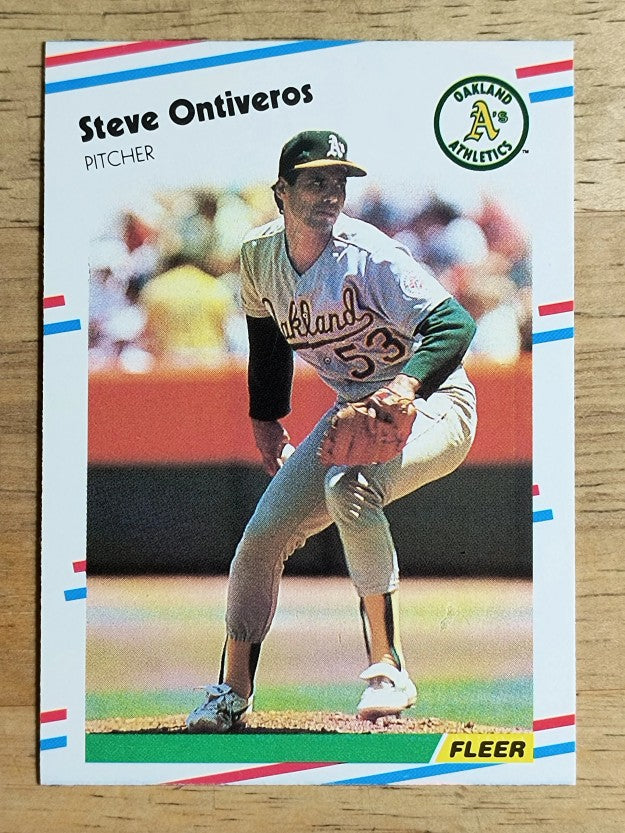 1988 Fleer #289 Steve Ontiveros