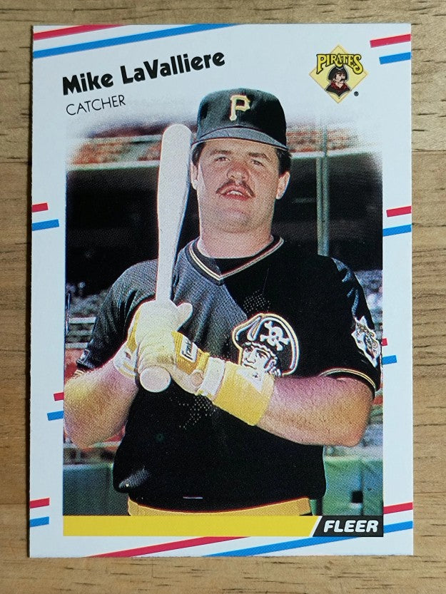 1988 Fleer #333 Mike LaValliere