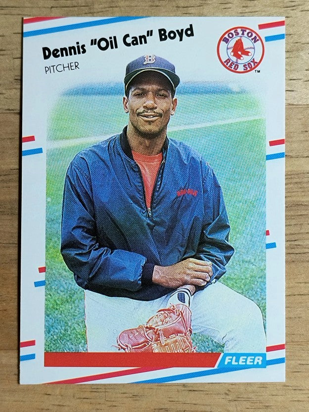1988 Fleer #347 Oil Can Boyd
