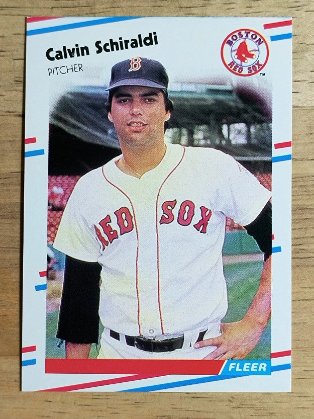 1988 Fleer #365 Calvin Schiraldi