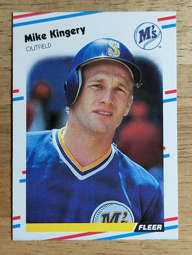 1988 Fleer #376 Mike Kingery