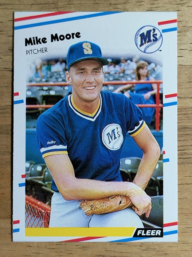 1988 Fleer #379 Mike Moore