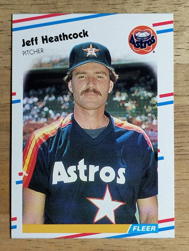 1988 Fleer #450 Jeff Heathcock