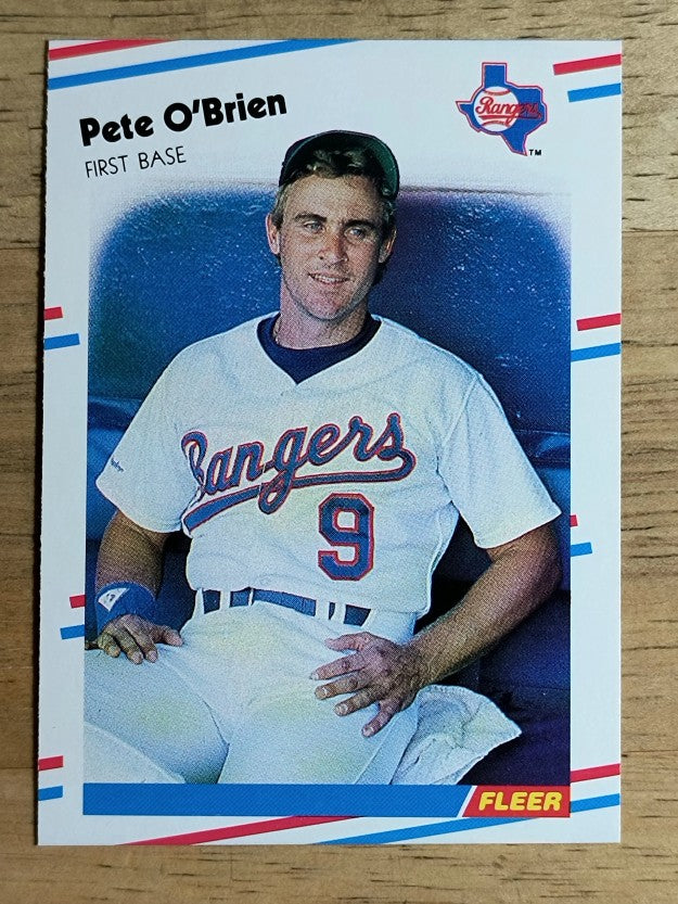 1988 Fleer #475 Pete O'Brien