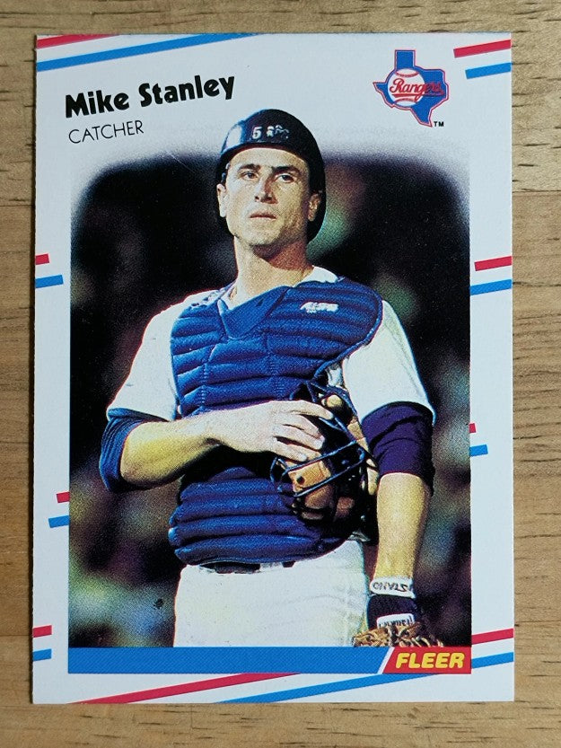 1988 Fleer #480 Mike Stanley