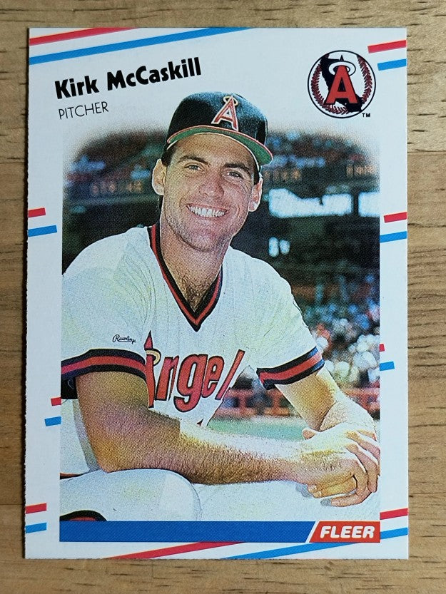 1988 Fleer #496 Kirk McCaskill