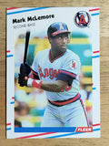 1988 Fleer #497 Mark McLemore