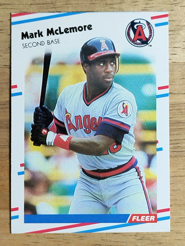 1988 Fleer #497 Mark McLemore