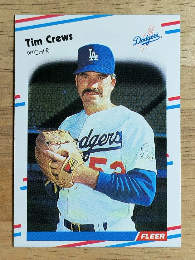 1988 Fleer #511 Tim Crews RC