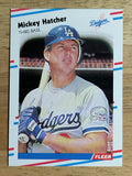1988 Fleer #516 Mickey Hatcher