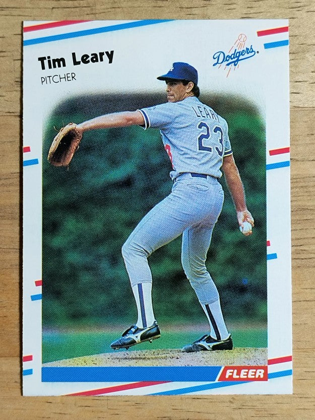 1988 Fleer #521 Tim Leary