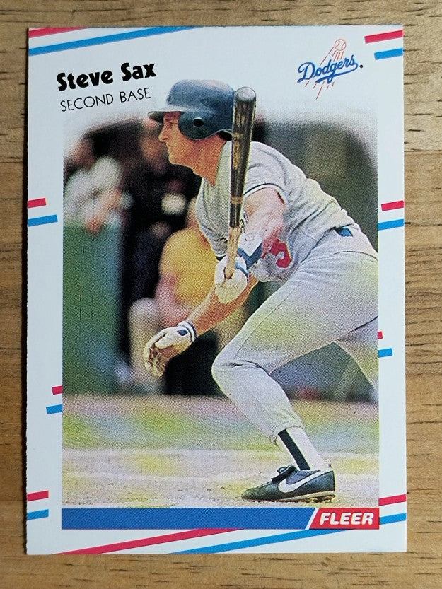 1988 Fleer #523 Steve Sax