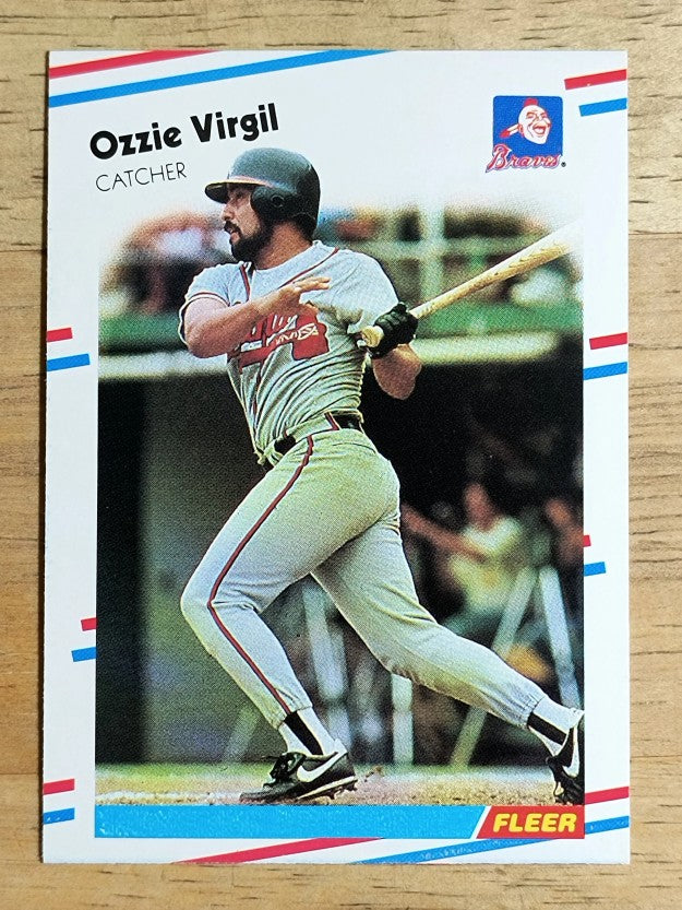 1988 Fleer #552 Ozzie Virgil