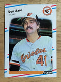 1988 Fleer #553 Don Aase