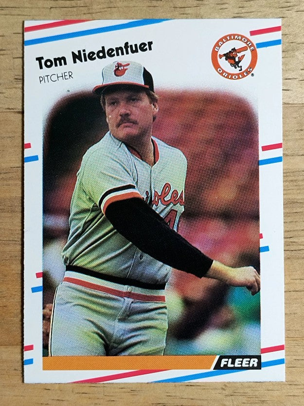 1988 Fleer #568 Tom Niedenfuer