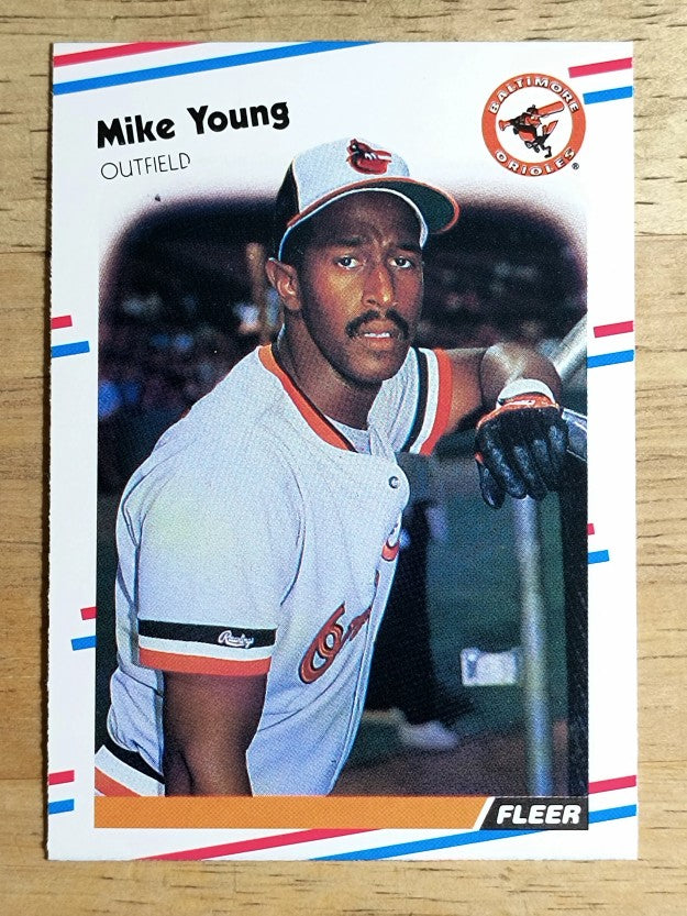 1988 Fleer #575 Mike Young