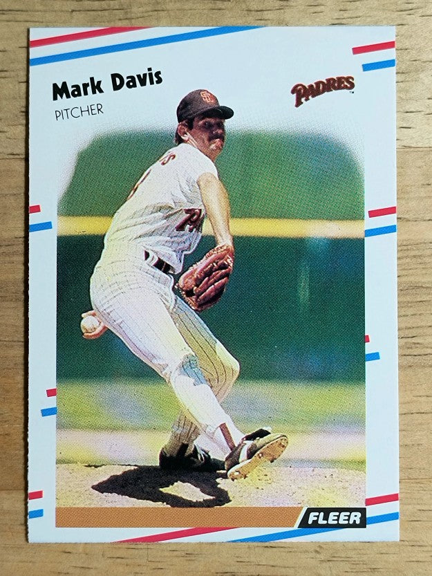 1988 Fleer #581 Mark Davis