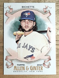 2021 Topps Allen and Ginter #61 Bo Bichette