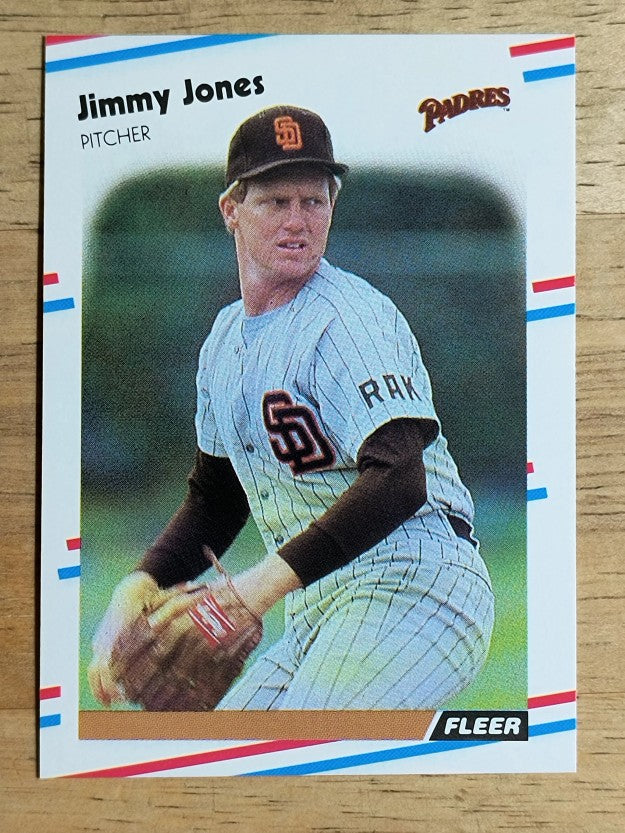1988 Fleer #588 Jimmy Jones