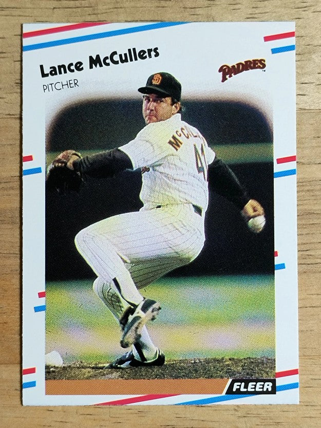 1988 Fleer #592 Lance McCullers