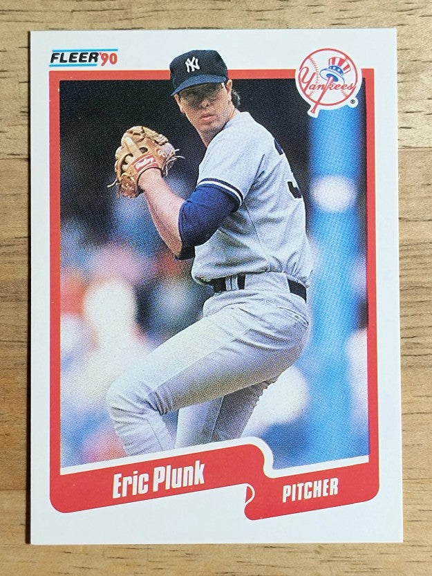 1990 Fleer #452 Eric Plunk