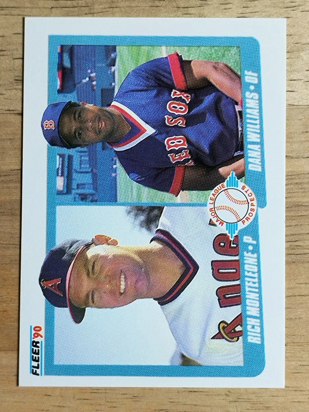 1990 Fleer #648 Rich Monteleone RC/Dana Williams RC