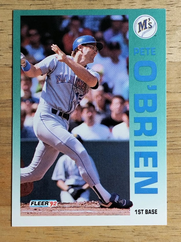 1992 Fleer #289 Pete O'Brien