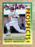 1992 Fleer #671 Scott Brosius RC