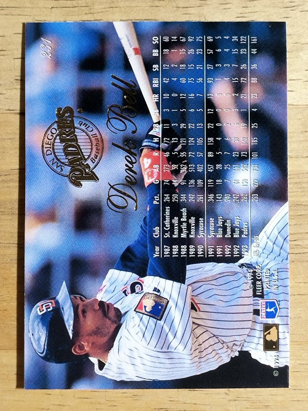 1994 Flair #231 Derek Bell