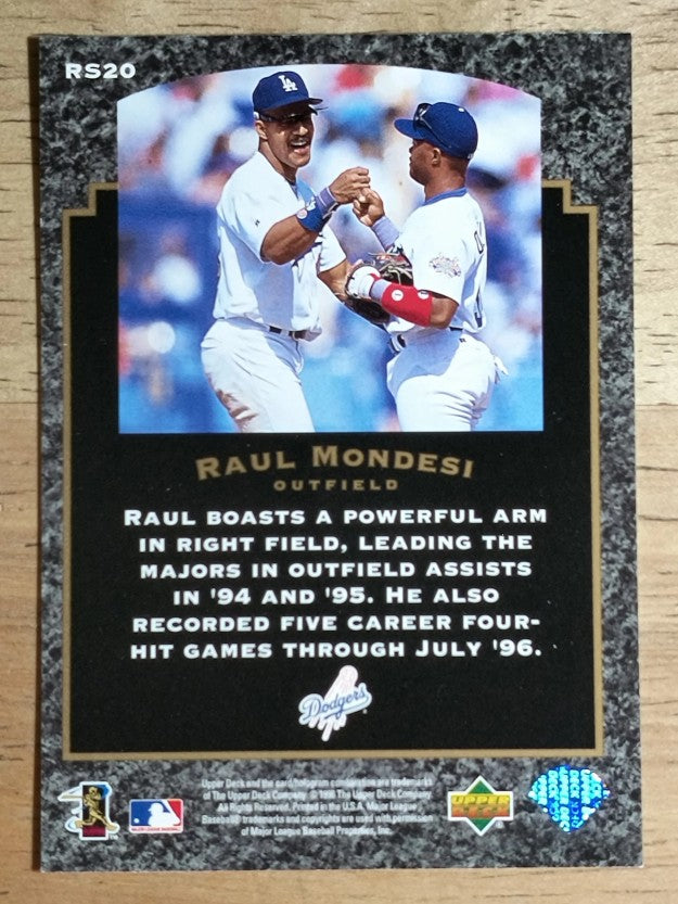 1997 Upper Deck Rock Solid Foundation #RS20 Raul Mondesi