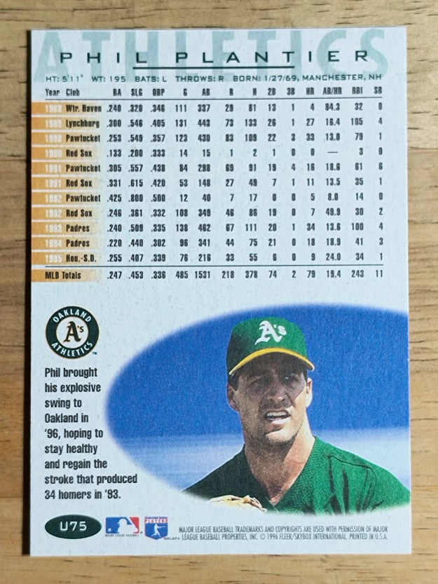 1996 Fleer Update #U75 Phil Plantier