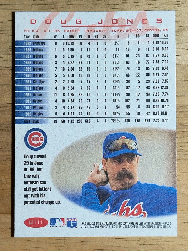 1996 Fleer Update #U111 Doug Jones